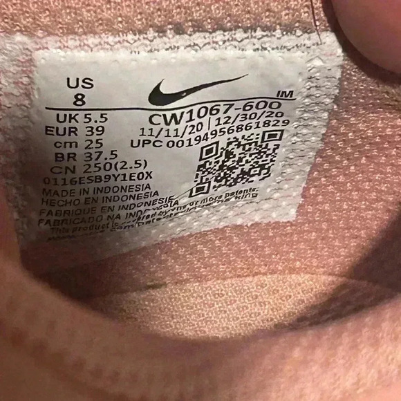 Nike Court Vintage Premium Sneakers Shoes CW1067-600 Women's Pink Size US 8 - Picture 9 of 9